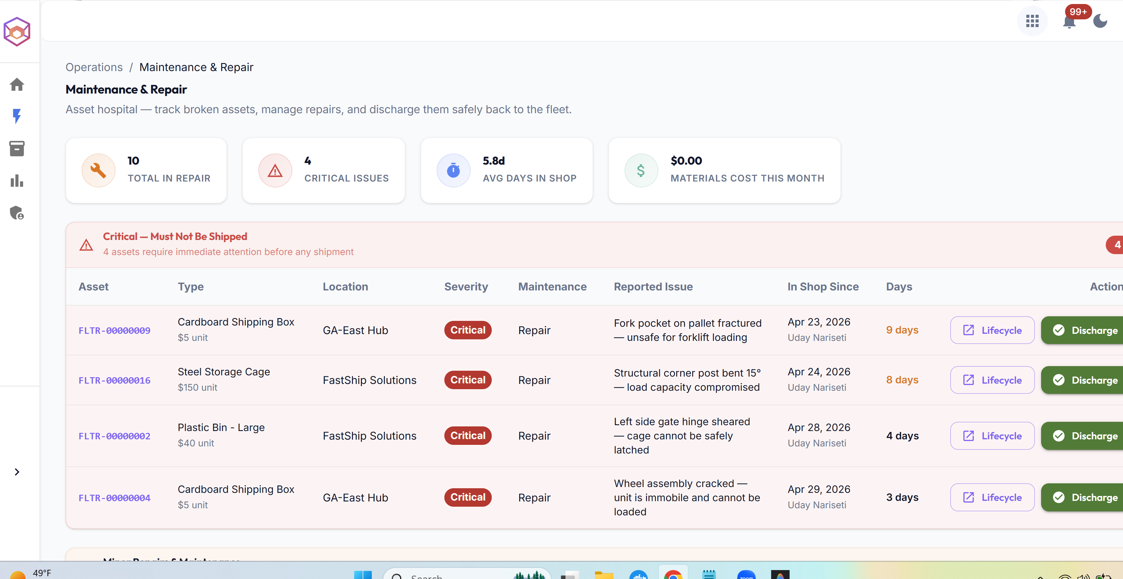FlowTrace Asset Maintenance and Health Monitoring